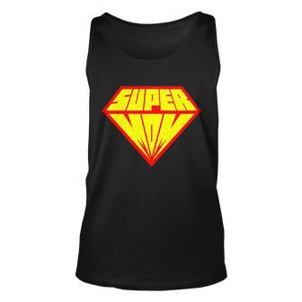 Supermom Super Mom Crest Unisex Tank Top - Thegiftio UK