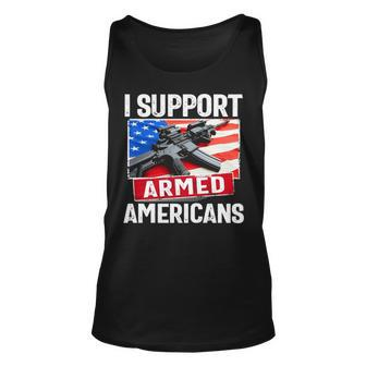 Support Americans Unisex Tank Top - Seseable