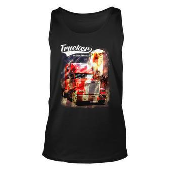 Support Trucker Made In Usa Eagle Flag Unisex Tank Top - Monsterry CA