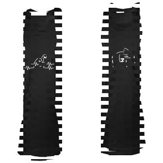 Surfer Heartbeat Pulse Unisex Tank Top - Thegiftio UK