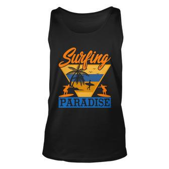 Surfing Paradise Summer Surf Unisex Tank Top - Monsterry CA