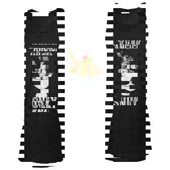 Taking Back Funny Quote Sunday Ice Cream Lovers Sundae Unisex Tank Top - Thegiftio