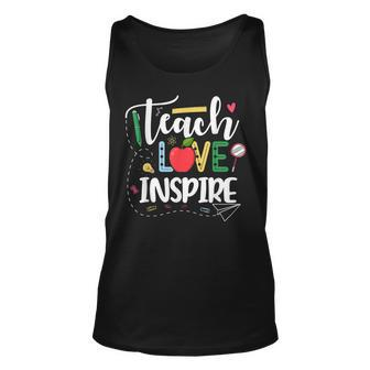 Teaching Is My Jam With Leopard Pattern And Cute Heart Men Women Tank Top Graphic Print Unisex - Thegiftio UK