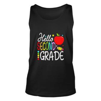 Team 2Nd Grade Funny Hello Second Grade Unisex Tank Top - Monsterry CA