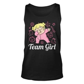 Team Girl Gender Reveal Party Team Pink Baby Announcement V11 Men Women Tank Top Graphic Print Unisex - Thegiftio UK