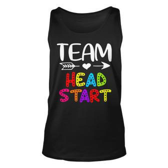 Team Head Start - Head Start Teacher Back To School Unisex Tank Top - Seseable