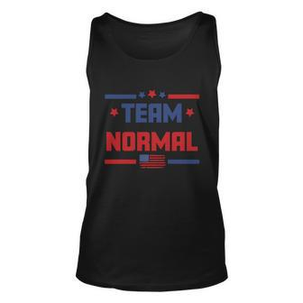 Team Normal With American Flag Unisex Tank Top - Monsterry UK