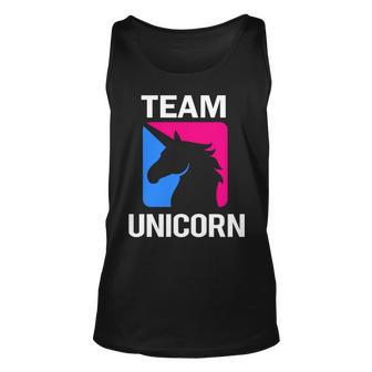 Team Unicorn Logo Tshirt Unisex Tank Top - Monsterry UK