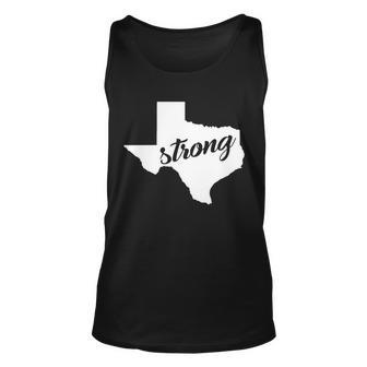 Texas Strong State Logo Tshirt Unisex Tank Top - Monsterry