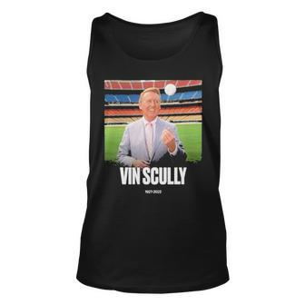 Thank You Vin Scully 1927 2022 For The Memories RIP Unisex Tank Top - Thegiftio UK