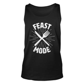 Thanksgiving And Christmas Feast Mode Unisex Tank Top - Monsterry DE