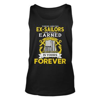 The Are No Ex Sailor Unisex Tank Top - Monsterry