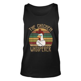 The Chicken Whisperer Chicken Lover Backyard Chicken Farmer Unisex Tank Top - Thegiftio UK