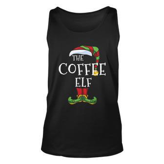 The Coffee Elf Family Matching Christmas Group Pajama Unisex Tank Top - Thegiftio