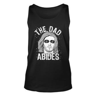 The Dad Abides Coll Shades Tshirt Unisex Tank Top - Monsterry UK