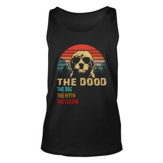 The Dood The Dog The Myth The Legend Unisex Tank Top - Monsterry DE