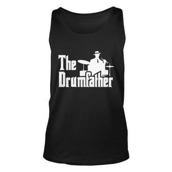 The Drumfather Tshirt Unisex Tank Top - Monsterry