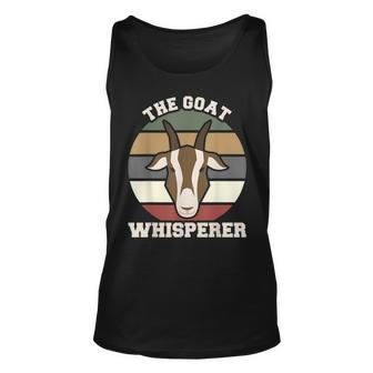 The Goat Whisperer - Goat Lover  Unisex Tank Top