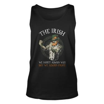 The Irish We Dont Always Win But We Always Fight Tshirt Unisex Tank Top - Monsterry AU