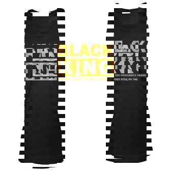 The Most Powerful Piece In The Game Black King Unisex Tank Top - Thegiftio UK