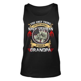 The Only Thing I Love More Than Being A Navy Veteran Unisex Tank Top - Monsterry