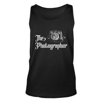 The Photographer Take Pictures Photo Photographer Gift Unisex Tank Top - Monsterry