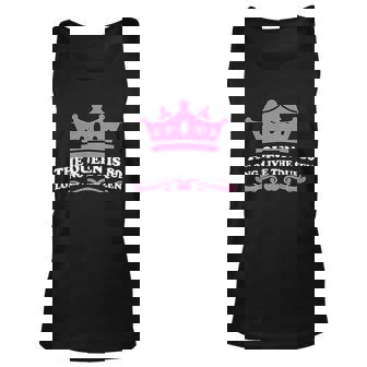 The Queen Is 80 Funny 80Th Birthday Tshirt Unisex Tank Top - Monsterry