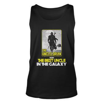 The Unclelorian The Best Uncle In The Galaxy Happy Father Day Graphic Design Printed Casual Daily Basic Unisex Tank Top - Thegiftio