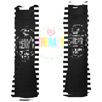 Therapy Team Pt Ot & Slp Physical Occupational Therapist Men Women Tank Top Graphic Print Unisex - Thegiftio