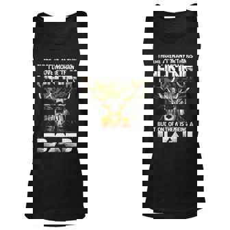 There Arent Many Than Hunting Dad Back Design Unisex Tank Top - Thegiftio UK