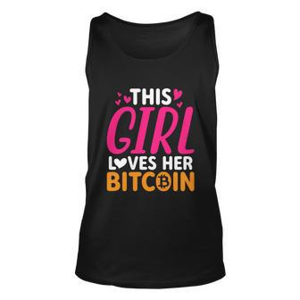 This Girl Loves Her Bitcoin S V G T Unisex Tank Top - Monsterry CA