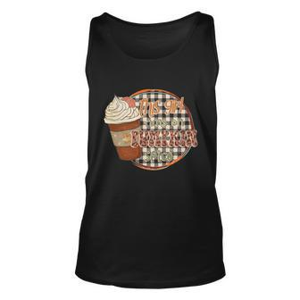 This Girl Runs On Pumpkin Spice Thanksgiving Quote Unisex Tank Top - Monsterry CA