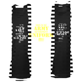 This Is My Army Retirement Uniform Retired Military Army Graphic Design Printed Casual Daily Basic Unisex Tank Top - Thegiftio