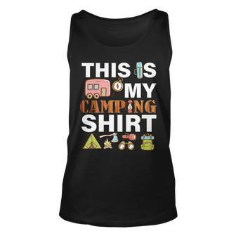 This Is My Camping Funny Tshirt Unisex Tank Top - Monsterry CA