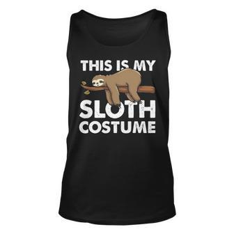 This Is My Sloth Costume Unisex Tank Top - Monsterry AU