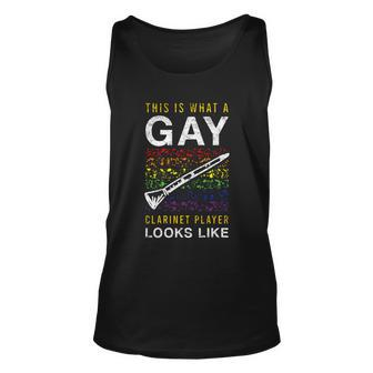 This Is What A Gay Clarinet Player Looks Like Lesbian Lgbtqa Cute Gift Unisex Tank Top - Monsterry