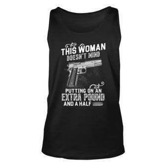 This Woman - Extra Pound Unisex Tank Top - Seseable