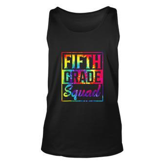 Tie Dye Fifth Grade Squad First Day Back To School Unisex Tank Top - Monsterry CA