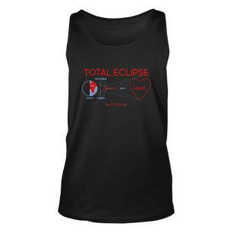 Total Eclipse Of The Heart Design Unisex Tank Top - Monsterry