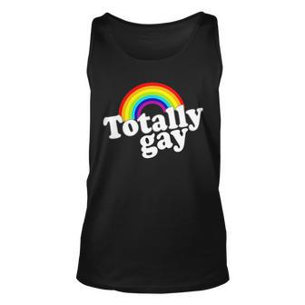 Totally Gay Unisex Tank Top - Monsterry