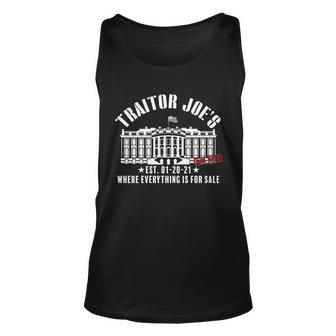 Traitor Joes Where Everything Is For Sale Pro Republican Unisex Tank Top - Monsterry DE