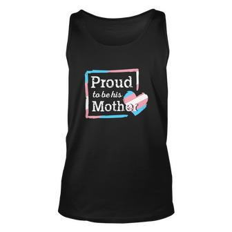 Transgender Mom Proud To Be Transgender Pride Mom Outfit Unisex Tank Top - Monsterry AU