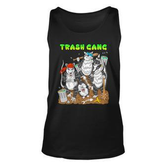 Trash Gang Raccoon And Opossum Unisex Tank Top - Monsterry