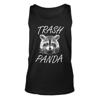 Trash Panda Funny Raccoon Unisex Tank Top - Monsterry