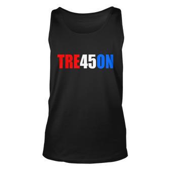 Tre45on Treason Anti Trump Unisex Tank Top - Monsterry