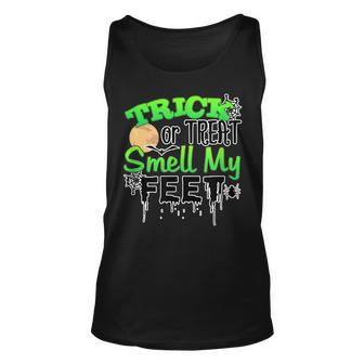 Trick Or Treat Smell My Feet Kids Halloween Costume Unisex Tank Top - Seseable