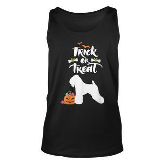 Trick Or Treat Wheaten Terrier Dog Halloween Costume Unisex Tank Top - Seseable