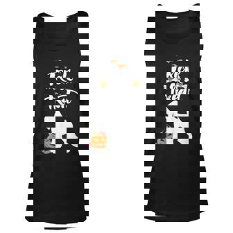 Trick Or Treat Wheaten Terrier Dog Halloween Costume Unisex Tank Top - Seseable