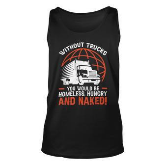 Trucker Trucker Accessories For Truck Driver Motor Lover Trucker_ V10 Unisex Tank Top - Seseable