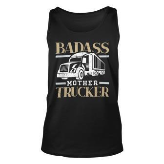 Trucker Trucker Accessories For Truck Driver Motor Lover Trucker_ V11 Unisex Tank Top - Seseable